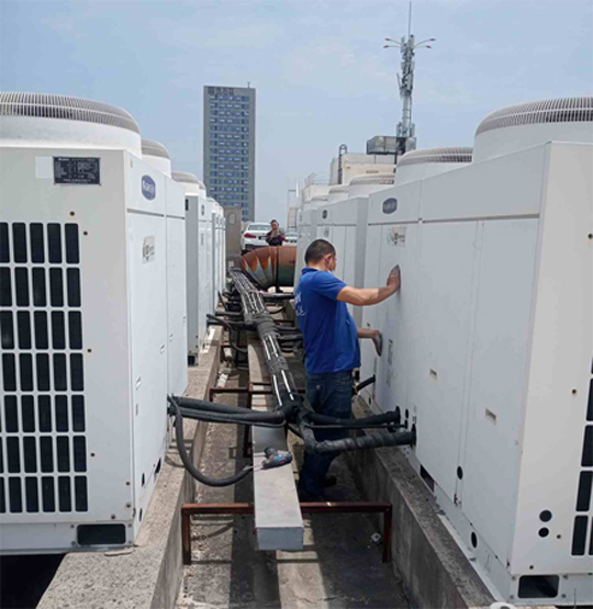 西丰中央空调制热和不制冷系统维修方法